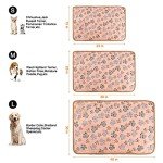MIWOPET 3 Pack Cat and Dog Blanket Soft & Warm Fleece Flannel Sleep Mat, Great Pet Throw for Puppy, Kitten,Cats,Small Dogs (Small 23" x 15")