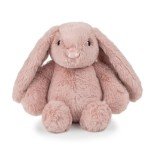 Best Pet Supplies Interactive Bunny Buddy Dog Toy with Crinkle and Squeaky Enrichment for Small and Medium Breed Puppies or Dogs, Cute and Plush - Bunny (Mauve), Small