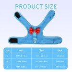 AIITLE Rabbit Harness and Leash Set with Cute Bow, Soft Breathable Mesh Vest Harness for Rabbits Kitten Ferret Puppy Small Pets Walking Supplies Blue L