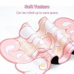 GeekShare Large Gaming Mouse Pad Kawaii Pink Non-Slip Rubber Back Mouse Pad Big Waterproof Desk Mat for Keyboard and Mouse Perfect for Gaming,or Home Office Work - Star Wings（Super Dense Cloth）