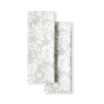 Martha Stewart Dual Purpose Kitchen Towel 2-Pack Set, Floral Vine, 16"x28"