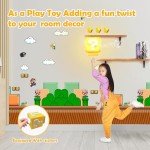 Mytrix Mini Question Block Light, Desk Lamp, Bedside Lamp with Game's Gold Coin Sound Effects for Super Mario Bros, As Christmas Gifts for Kids and Fans (with Same Style Key Chain and USB Cable)