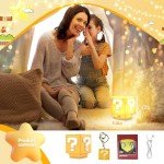 Mytrix Mini Question Block Light, Desk Lamp, Bedside Lamp with Game's Gold Coin Sound Effects for Super Mario Bros, As Christmas Gifts for Kids and Fans (with Same Style Key Chain and USB Cable)