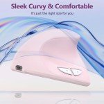 Mytrix Sakura Cherry Pink Wireless Ergonomic Vertical Mouse, 2.4GHz Optical Ergo Mouse with 800/1200/1600 DPI - Right Handed for Laptop, Computer, Desktop, Windows, Mac OS, iOS, Linux Android Systems