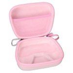 Worfty Universal Sakura Pink Travel Case for Switch, Xbox, PS5, Nintendo, Mytrix, PowerA Wireless Controllers - Protective Cover Hard Carrying Case