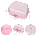 Worfty Universal Sakura Pink Travel Case for Switch, Xbox, PS5, Nintendo, Mytrix, PowerA Wireless Controllers - Protective Cover Hard Carrying Case
