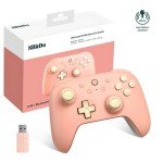 8Bitdo Ultimate 2C Wireless Controller (Hall Effect Joystick Update) for Windows PC and Android, with 1000Hz Polling Rate, Remappable L4/R4 Bumpers, Rumble Vibration and Turbo Function (Pink)