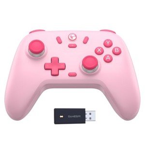GameSir Nova Lite 2.4g Wireless Controller for Windows PC, iPhone, Android, Switch & Steam Deck, Bluetooth Controller Gamepad with Hall Effect Trigger,Turbo,Rumble Vibration (Pink)