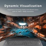 Lenovo IdeaPad Flex 5 16"" 2-in-1 2.5K IPS Touchscreen Laptop, Intel Core i7-1255U, 16GB RAM, 1TB SSD, Backlit Keyboard, Fingerprint Reader, Win 11 Pro, Storm Grey, 32GB Hotface USB Card, Gray