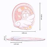 GeekShare Ergonomic Mouse Pad with Wrist Rest Support Non-Slip Rubber Base Mouse Pad for Desk Small Gaming Mouse Pad for Laptop,Computer,Home and Office - Star Wings Series