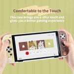 GeekShare Cute Protective Case for Switch OLED Slim Cover Case Hard PC Protective Shell Compatible with Switch OLED - Team Timothy