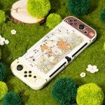 GeekShare Cute Protective Case for Switch OLED Slim Cover Case Hard PC Protective Shell Compatible with Switch OLED - Team Timothy