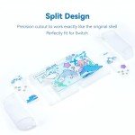 GeekShare Protective Case Slim Cover Case Compatible with Switch Only - Shock-Absorption and Anti-Scratch Cover Skin for Switch - Shark Party (for Switch 2017)