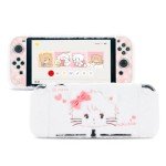 GeekShare Protective Case for Switch OLED,Kawaii Plush Cover Anti-Scratch Switch Hard Case Protector Compatible with Switch OLED - Mikko Sweet Thoughts