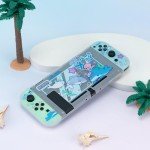 GeekShare Protective Case Slim Cover Case Compatible with Switch Only - Shock-Absorption and Anti-Scratch Cover Skin for Switch - Shark Party (for Switch 2017)