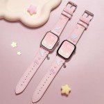 GeekShare Oxford Watch Band for Apple Watch Series 1-9 SE, 38/40/41mm,Adjustable Replacement Watch Strap Compatible with Apple Watch for Women Men - Star Wings Series