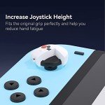 GeekShare Kawaii Silicone Switch Thumb Grips, Joystick Covers Compatible with Switch/OLED/Switch Lite,4PCS - Pumpkin Ghost