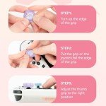 GeekShare Cute Silicone Joy Con Thumb Grip Caps, Joystick Cover Compatible with Switch/OLED/Switch Lite,4PCS - Little Wings