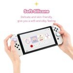 GeekShare Cute Silicone Joy Con Thumb Grip Caps, Joystick Cover Compatible with Switch/OLED/Switch Lite,4PCS - Little Wings