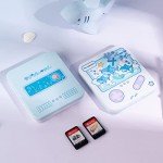 GeekShare Portable Switch Game Card Case- Switch Game Holder Case with 12 Game Card Slots- Game Card Carrying Storage Box Compatible with Switch Lite/Switch/Switch OLED (Shark Party)