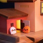 GeekShare Kawaii Silicone Switch Thumb Grips, Joystick Covers Compatible with Switch/OLED/Switch Lite,4PCS - Pumpkin Ghost