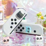 GeekShare 4PCS Cat Shape Silicone Joystick Caps for Switch/OLED/Lite - Tearful Eyes Cat Thumb Grip Caps