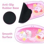 YOCORE Pink Mouse Pad Large Cute Gaming Mouse Mat,Non-Slip Base Long Office Desk Mat,Durable Large Extended Keyboard Mouse Pad with Stitched Edges for Girl Gaming-XZAY