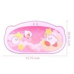 YOCORE Pink Mouse Pad Large Cute Gaming Mouse Mat,Non-Slip Base Long Office Desk Mat,Durable Large Extended Keyboard Mouse Pad with Stitched Edges for Girl Gaming-XZAY