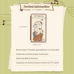 GeekShare Switch Game Card Case Compatible with Switch Game Card,Portable Game Holder Cartridge Case with 24 Game Card Slots and 24 TF Card Slots - Team Timothy