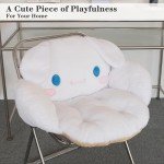 juju Cinnamon Roll Plush Cushion - Comfy Chair Cushions Kawaii Room Decor - Seat Cushion for Desk Chair Cushion - Floor Cushions Gaming Room Decor - Gaming Desk Accessories Floor Pillow - Chair Pillow