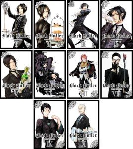 Black Butler Manga Set Vol 1-10 by Yana Toboso