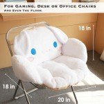 juju Cinnamon Roll Plush Cushion - Comfy Chair Cushions Kawaii Room Decor - Seat Cushion for Desk Chair Cushion - Floor Cushions Gaming Room Decor - Gaming Desk Accessories Floor Pillow - Chair Pillow