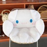 juju Cinnamon Roll Plush Cushion - Comfy Chair Cushions Kawaii Room Decor - Seat Cushion for Desk Chair Cushion - Floor Cushions Gaming Room Decor - Gaming Desk Accessories Floor Pillow - Chair Pillow