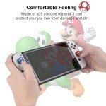 TIKOdirect Cute Thumb Grip Caps Compatible with Nintendo Switch Joy-con/OLED/Switch Lite, Kawaii Joystick Cap Grip 4PCS Soft Silicone Protective Ergonomic Button Cover, Red