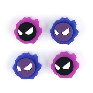 Yocore Purple Devil Switch Thumb Grip Caps,Soft Silicone Thumb Grips,Analog Stick Caps Soft Silicone Joystick Caps for Switch/OLED/Switch Lite,4 Pcs