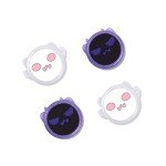 GeekShare 4PCS Cute Ghost Thumb Grip Caps,Soft Silicone Joystick Cover Compatible with Switch/OLED/Switch Lite