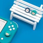 GeekShare 4PCS Cute Shark Thumb Grip Caps,Soft Silicone Joystick Cover Compatible with Switch/OLED/Switch Lite