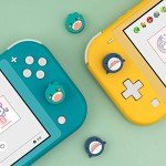 GeekShare 4PCS Cute Shark Thumb Grip Caps,Soft Silicone Joystick Cover Compatible with Switch/OLED/Switch Lite