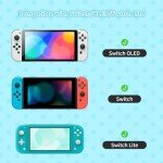 Kuitmor Cute Silicone Joystick Thumb Grip Caps,Joy Con Cover Compatible with Switch/OLED/Switch Lite,4PCS - Fish