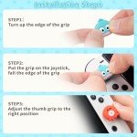 Kuitmor Cute Silicone Joystick Thumb Grip Caps,Joy Con Cover Compatible with Switch/OLED/Switch Lite,4PCS - Fish
