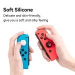 GeekShare Cute Silicone Joycon Thumb Grip Caps, Joystick Cover Compatible with Nintendo Switch/OLED/Switch Lite,4PCS - BOBO Cat