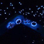 Yocore Purple Devil Switch Thumb Grip Caps Set,Soft Silicone Key Buttons Sticker Joystick Cover Caps for Switch