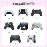 Kuitmor Cute Thumb Grip Caps for PS5,Soft Silicone Joystick Caps,Cute Cartoon Thumbstick Grips Compatible with PS5/PS4/Switch Pro Controller 4PCS - KLM