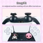 Kuitmor Cute Thumb Grip Caps for PS5,Soft Silicone Joystick Caps,Cute Cartoon Thumbstick Grips Compatible with PS5/PS4/Switch Pro Controller 4PCS - KLM