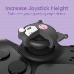 Yocore Switch Thumb Grip Caps,Soft Silicone Thumb Grips,Analog Stick Caps Soft Silicone Joystick Caps for Switch Pro/ PS4 / PS5,4 Pcs- KLM
