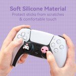 Yocore Switch Thumb Grip Caps,Soft Silicone Thumb Grips,Analog Stick Caps Soft Silicone Joystick Caps for Switch Pro/ PS4 / PS5,4 Pcs- KLM