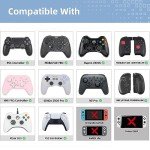 Yocore Switch Thumb Grip Caps,Soft Silicone Thumb Grips,Analog Stick Caps Soft Silicone Joystick Caps for Switch Pro/ PS4 / PS5,4 Pcs- KLM