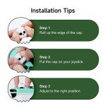 4PCS Halloween Switch Thumb Grips for Nintendo Switch Joy-Con Controller Joystick, Cute Soft Silicone Joystick Caps Cover Accessories Compatible with Nintendo Switch Joycon, Skull