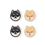 GeekShare Cute Animal Theme Thumb Grip Caps,Compatible with Switch/OLED/Switch Lite,Soft Silicone Joystick Cover,4PCS - Shiba Inu