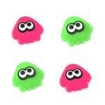 TIKOdirect Cute Thumb Grip Caps - Compatible with Switch Joy-con/OLED/Lite, Kawaii Joystick Cap Grip 4PCS Soft Silicone Protective Ergonomic Button Cover, Octopus Pink